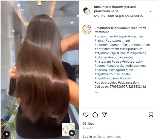 Hair Botox treatment - benefits